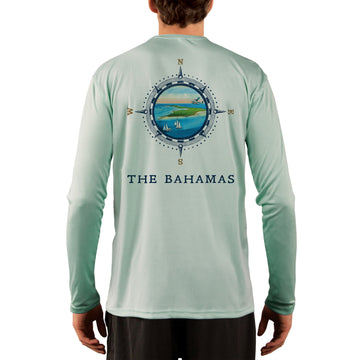 Compass Vintage Bahamas Men's UPF 50 Long Sleeve