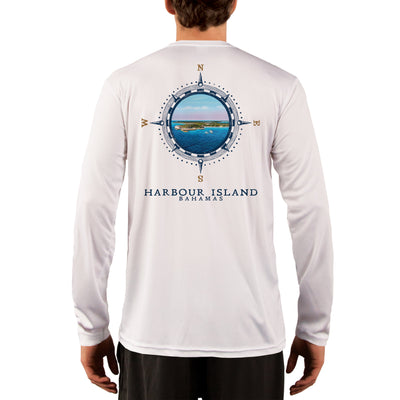 Compass Vintage Harbour Island Men's UPF 50+ Long Sleeve T-Shirt