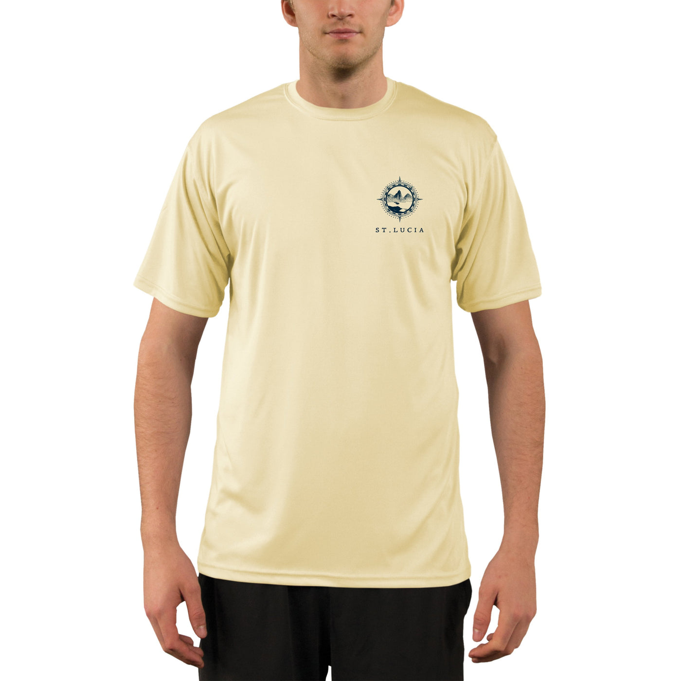 Compass Vintage St.Lucia Men's UPF 50+ Short Sleeve T-shirt