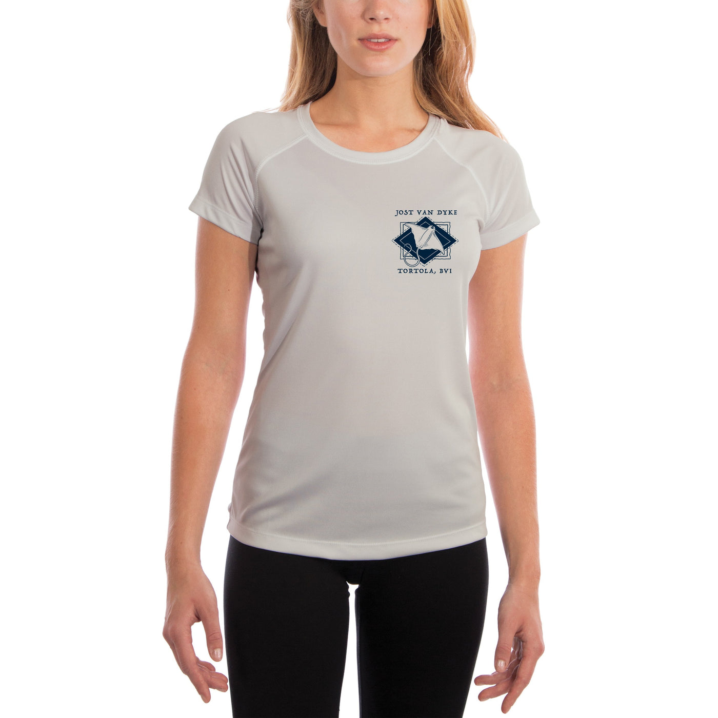 Coastal Quads Jost Van Dyke Women's UPF 50+ Classic Fit Short Sleeve T-shirt
