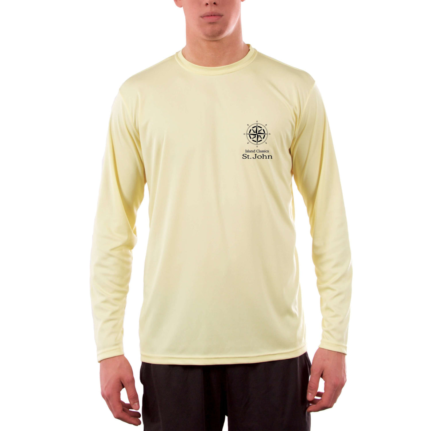 Island Classics St. John Men's UPF 50+ UV Sun Protection Long Sleeve T-Shirt