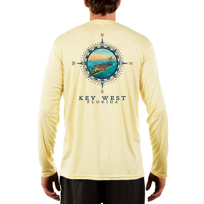 Compass Vintage Key West Men's UPF 50+ Long Sleeve T-Shirt
