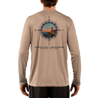 Compass Vintage Castle Hill Men's UPF 50+ Long Sleeve T-Shirt