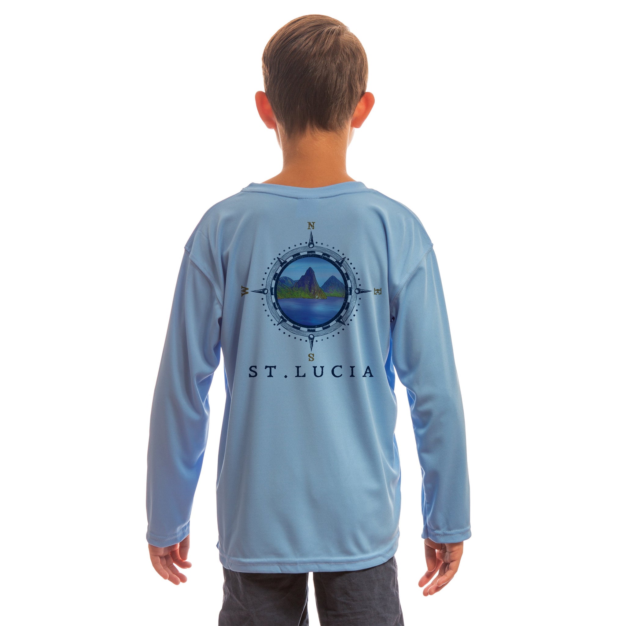 Compass Vintage St.Lucia Youth UPF 50 Long Sleeve