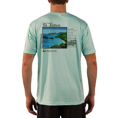 Island Classics St. John Men's UPF 50+ UV Sun Protection Short Sleeve T-shirt