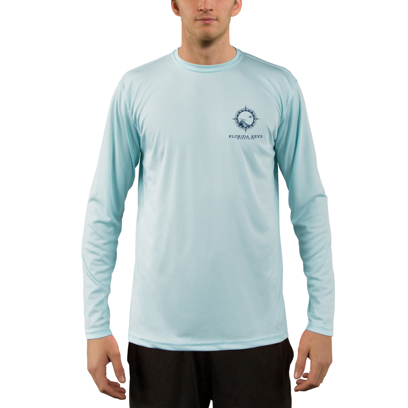 Compass Vintage Florida Keys Men's UPF 50+ Long Sleeve T-Shirt