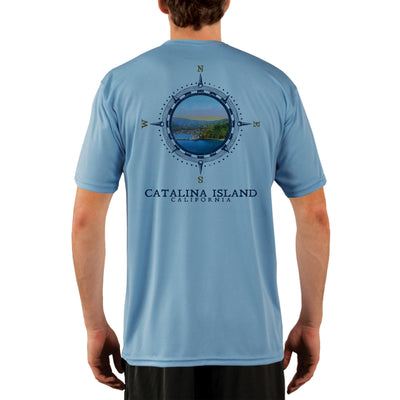 Compass Vintage Catalina Island Men's UPF 50+ Short Sleeve T-shirt