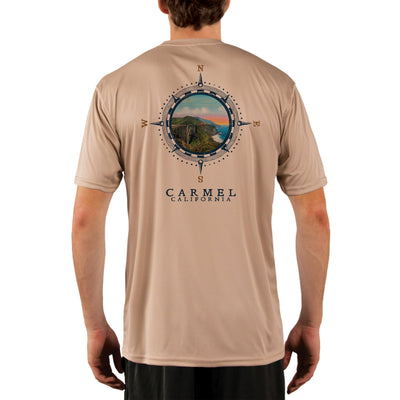 Compass Vintage Carmel Men's UPF 50+ Short Sleeve T-shirt