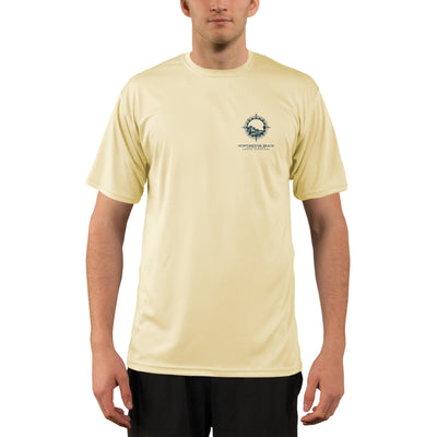 Compass Vintage Huntington Beach  Men's UPF 50+ Short Sleeve T-shirt