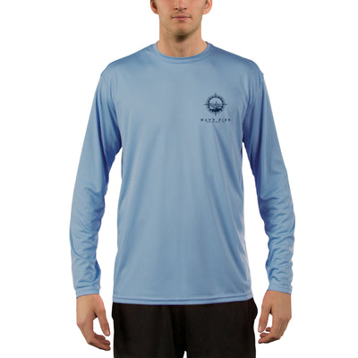 Compass Vintage Navy Pier Men's UPF 50+ Long Sleeve T-Shirt