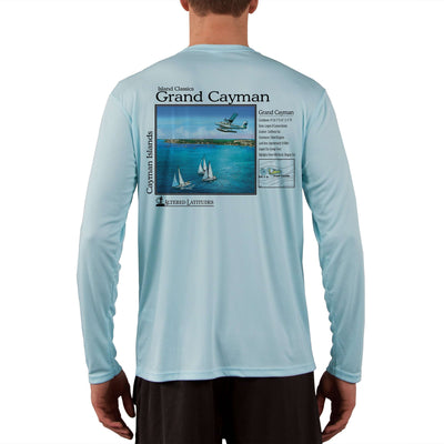 Island Classics Grand Cayman Men's UPF 50+ UV Sun Protection Long Sleeve T-Shirt
