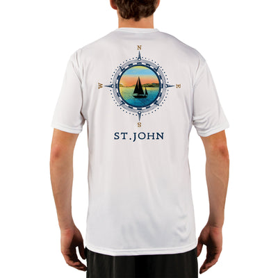 Compass Vintage St.John Men's UPF 50+ Short Sleeve T-shirt