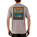 Vintage Destination Paradise Island Men's UPF 5+ UV Sun Protection Short Sleeve T-shirt - Altered Latitudes
