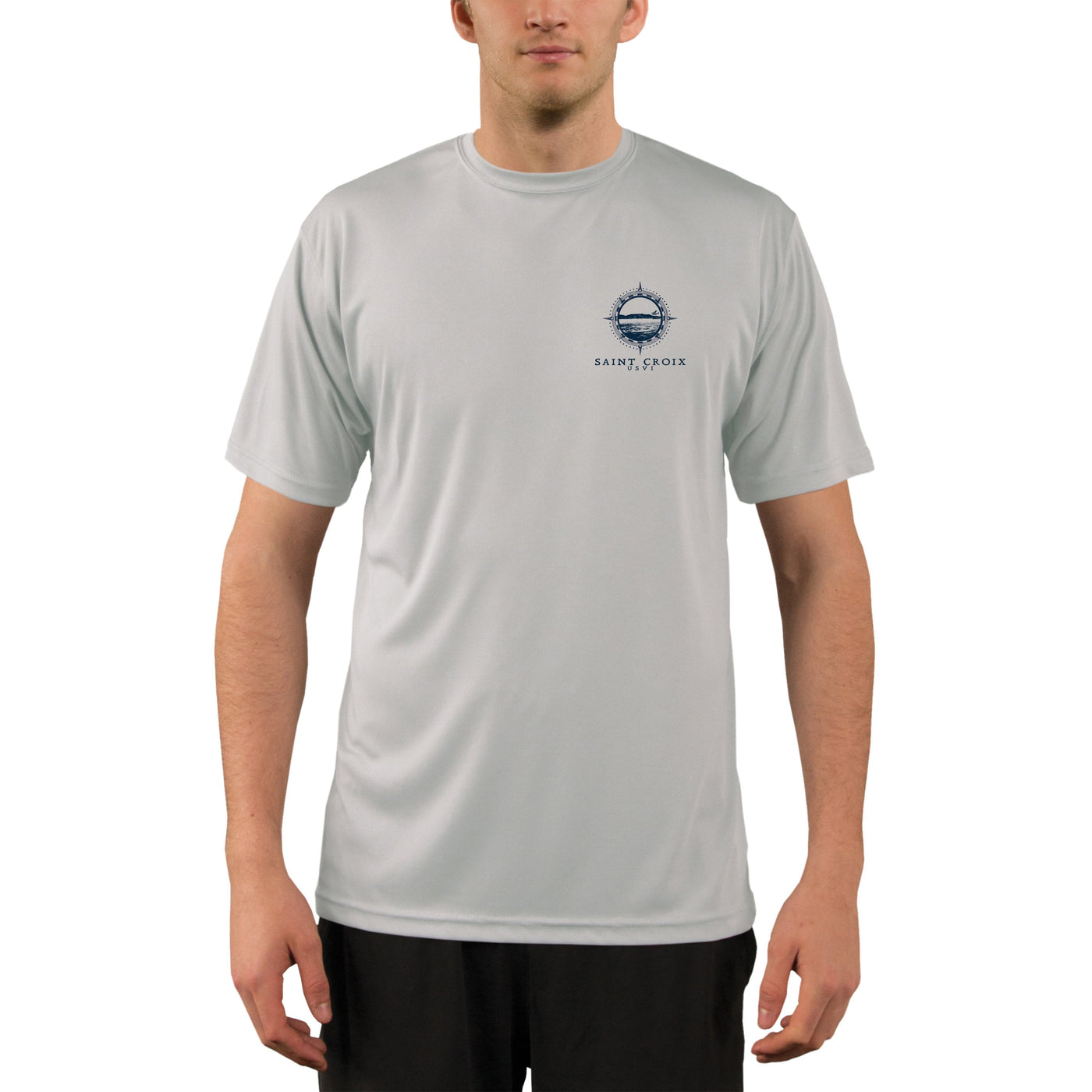 Compass Vintage Saint Croix Men's UPF 50+ Short Sleeve T-shirt
