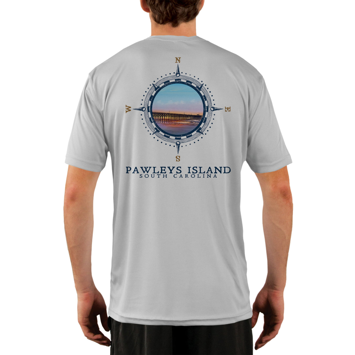 Compass Vintage Pawleys Island Men's UPF 50+ Short Sleeve T-shirt