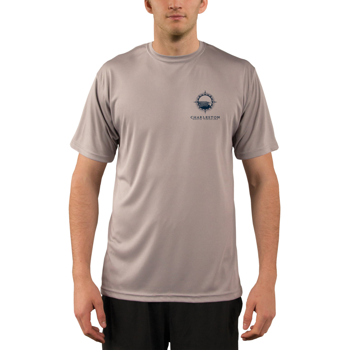 Compass Vintage Charleston Men's UPF 50+ Short Sleeve T-shirt
