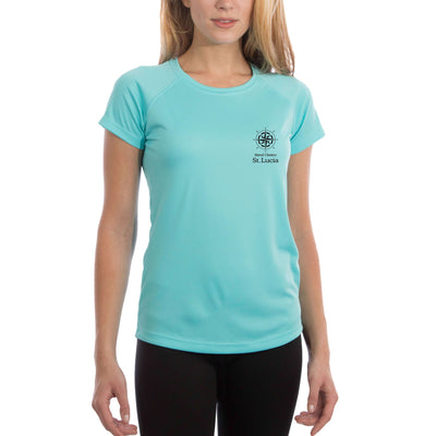 Island Classics St. Lucia Women's UPF 50+ UV Sun Protection Short Sleeve T-shirt