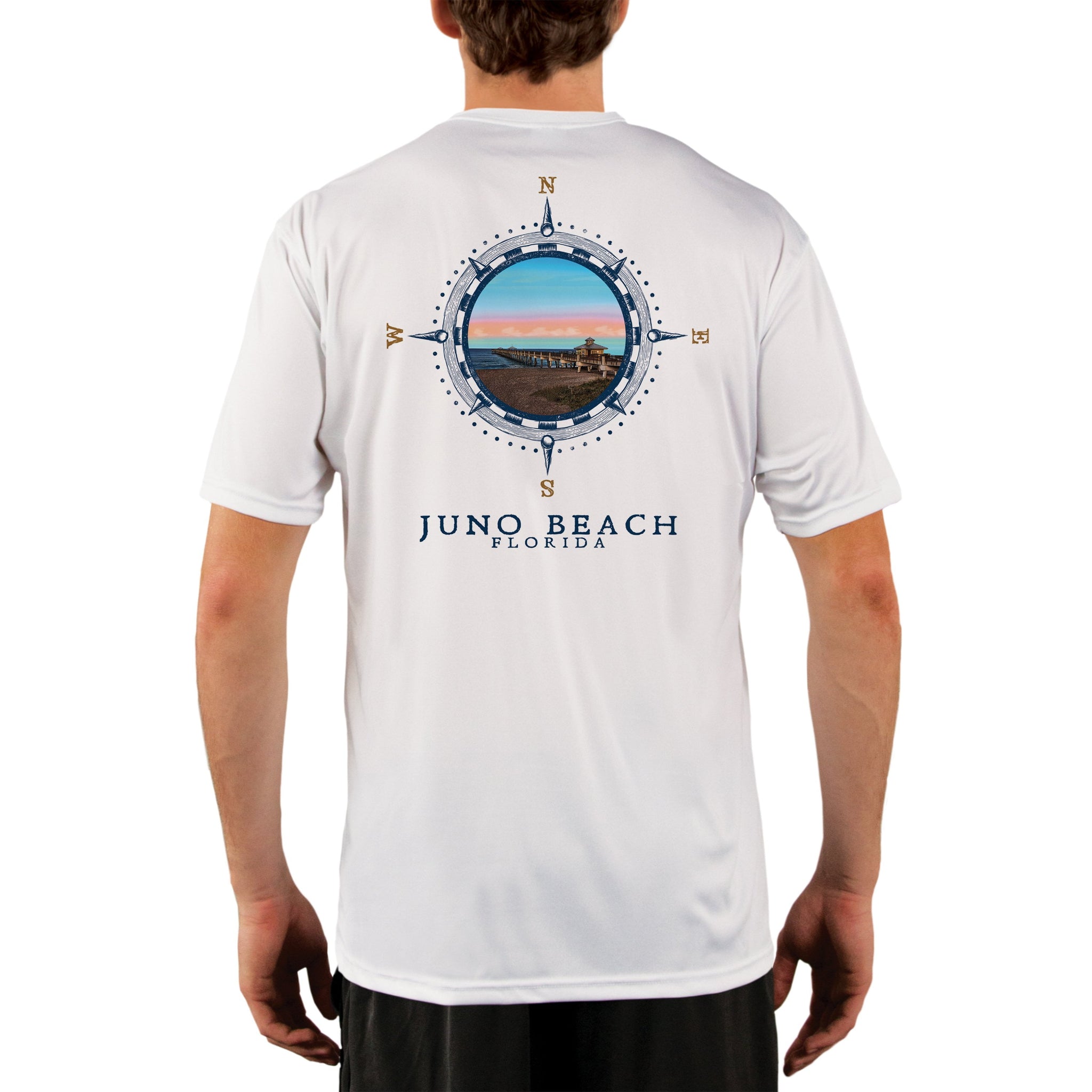 Compass Vintage Juno Beach Men's UPF 50 Short Sleeve