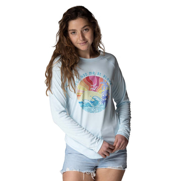 Women's Waves and Surf UPF 50 Long Sleeve