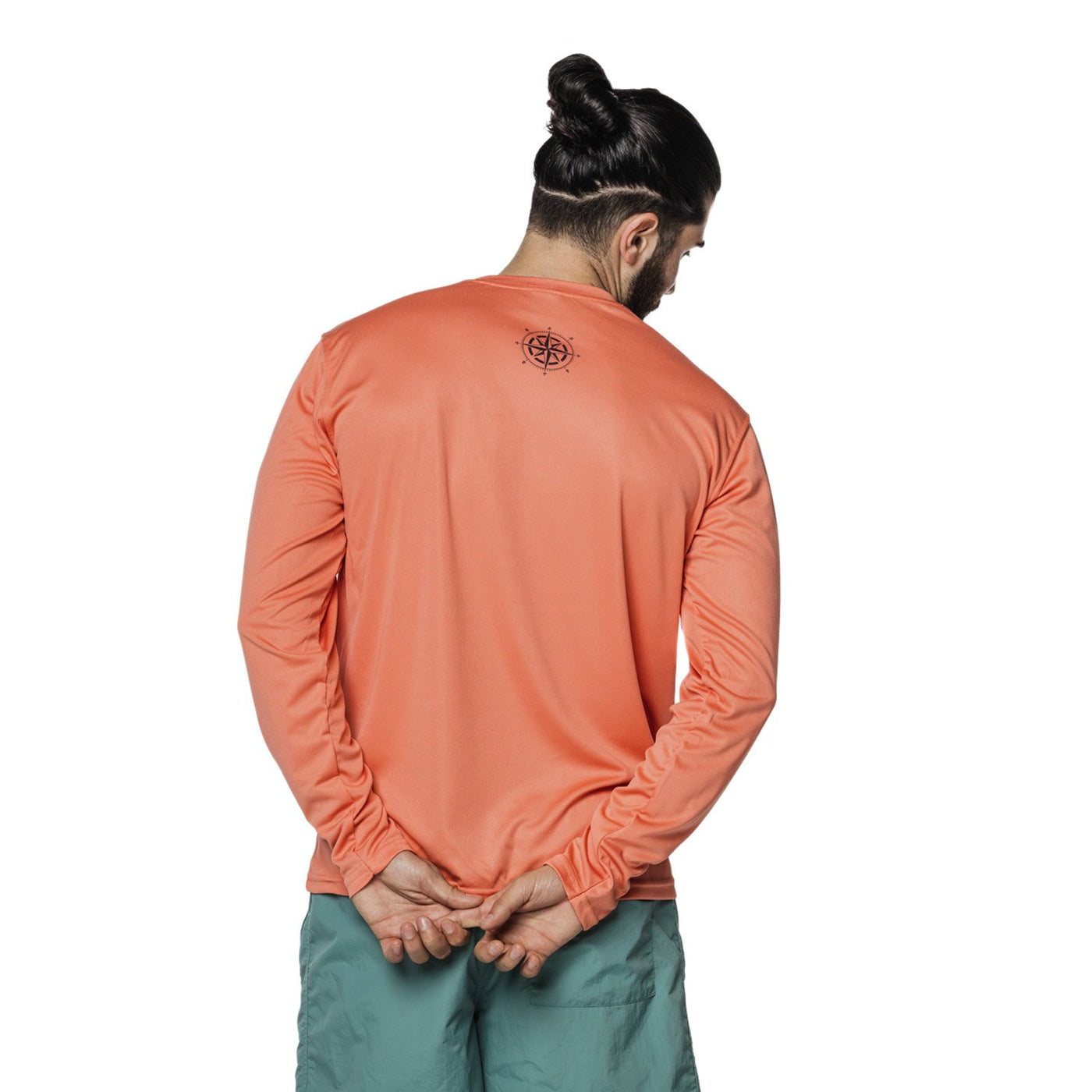 Men's Sun Protection Performance Long Sleeve T-shirt - Collegiate Charleston